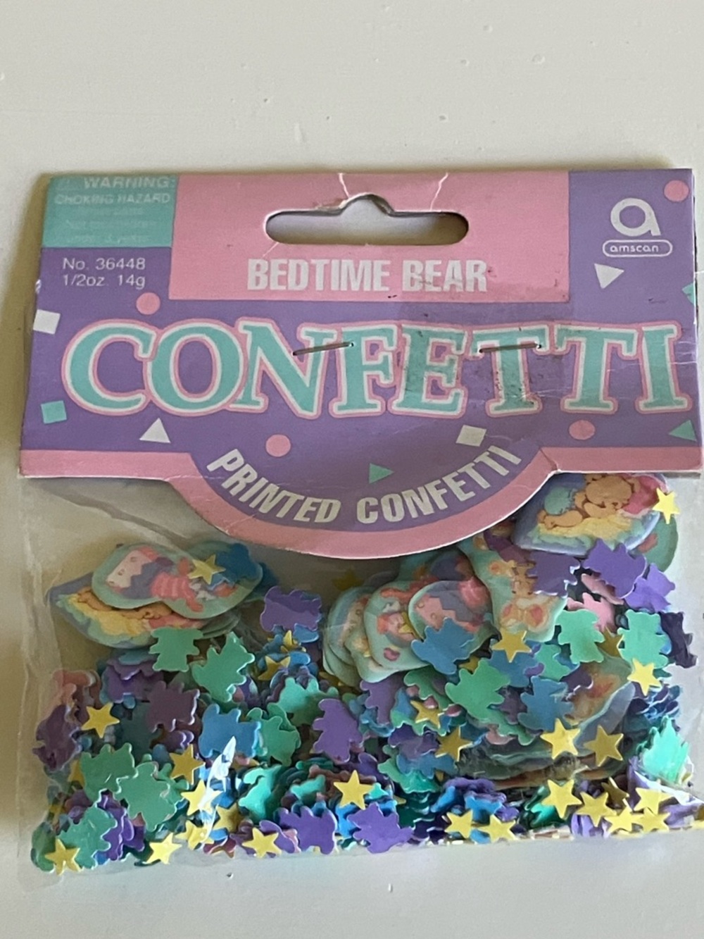 Vintage Bedtime Bear Confetti